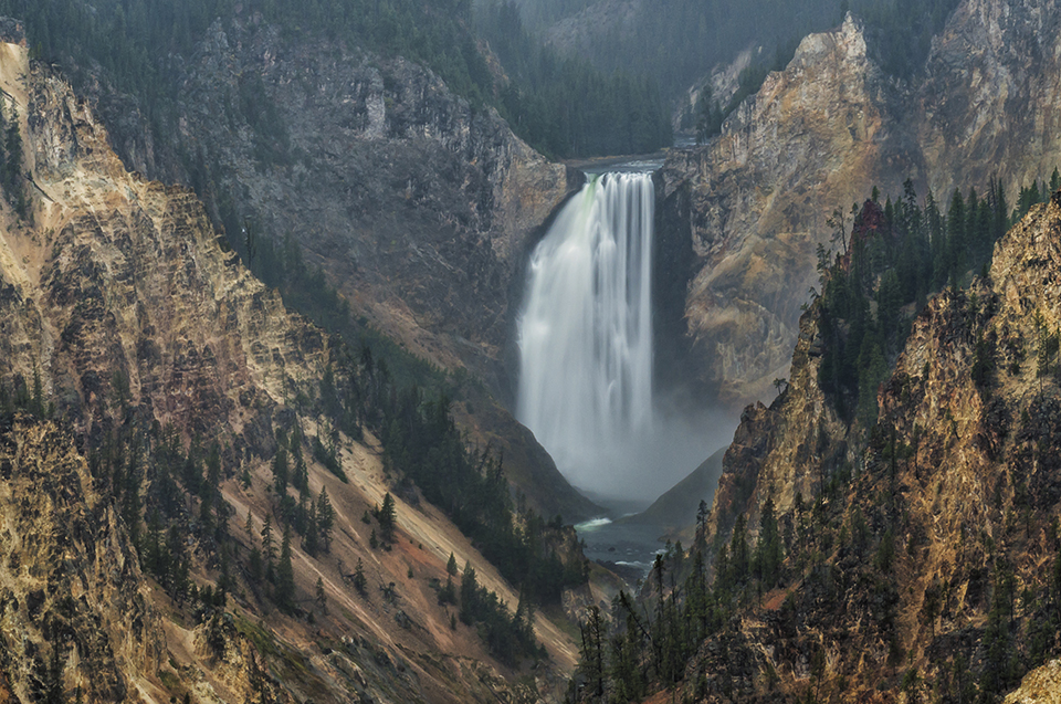 Yellowstone Falls in the Mist